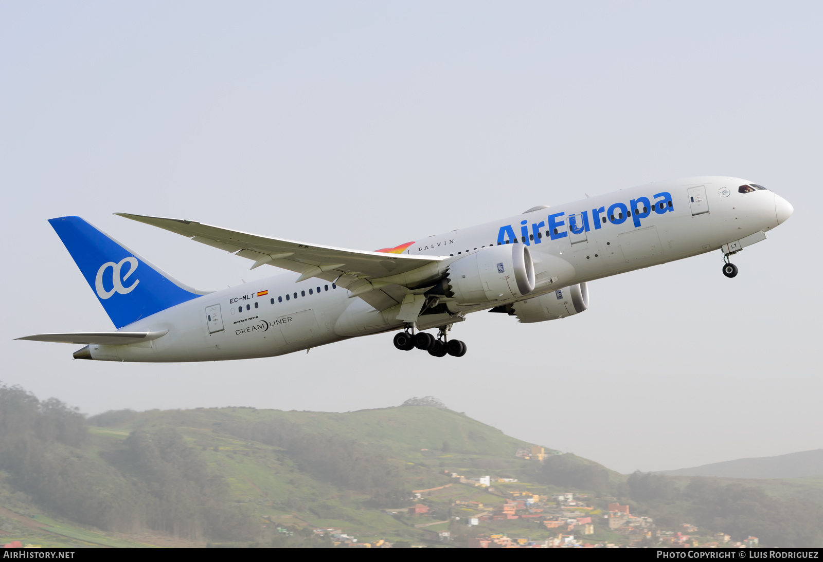 Aircraft Photo of EC-MLT | Boeing 787-8 Dreamliner | Air Europa | AirHistory.net #301008