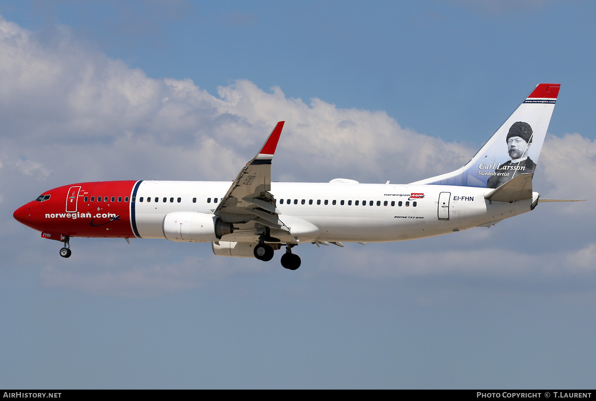 Aircraft Photo of EI-FHN | Boeing 737-8JP | Norwegian | AirHistory.net #301036