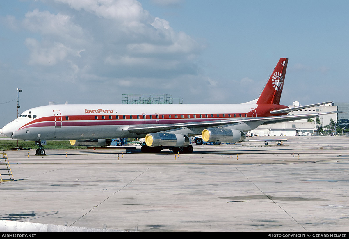Aircraft Photo of OB-1248 | McDonnell Douglas DC-8-62H | AeroPeru | AirHistory.net #301038