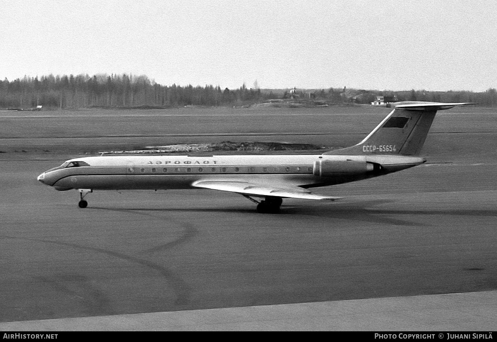 Aircraft Photo of CCCP-65654 | Tupolev Tu-134A | Aeroflot | AirHistory.net #301039