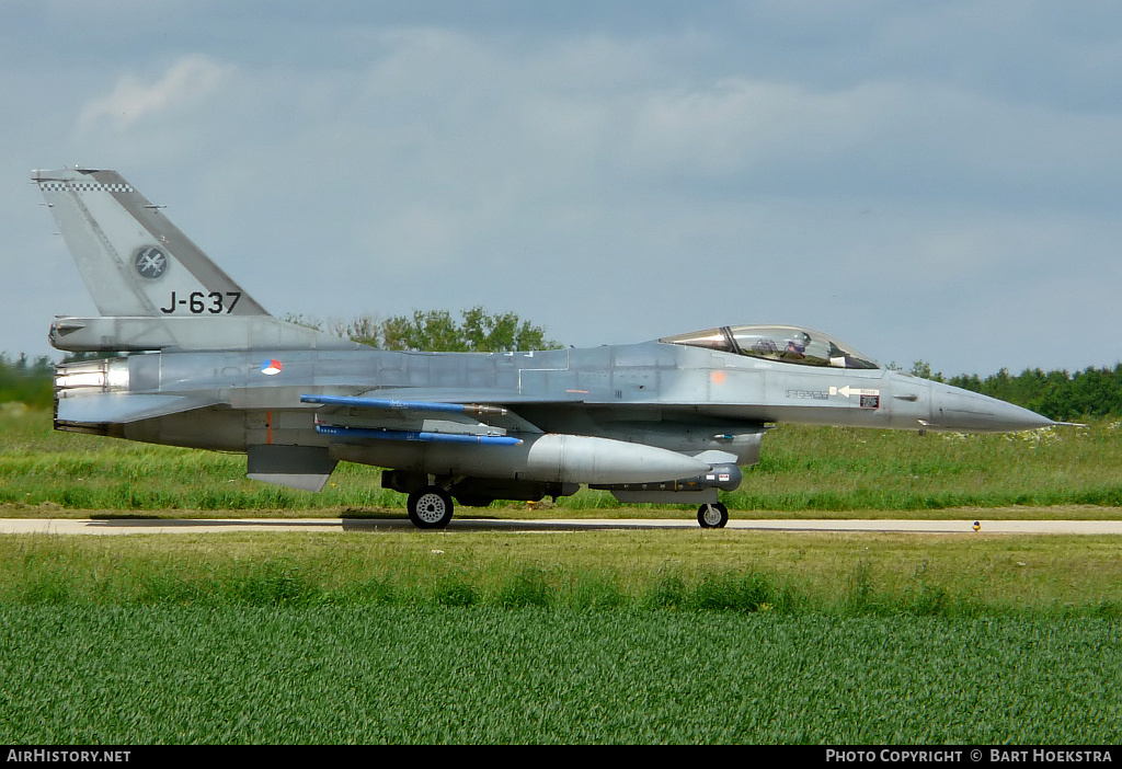 Aircraft Photo of J-637 | General Dynamics F-16AM Fighting Falcon | Netherlands - Air Force | AirHistory.net #301071