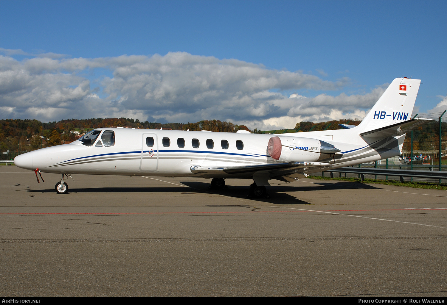 Aircraft Photo of HB-VNW | Cessna 560 Citation Ultra | Your Jet Aviation | AirHistory.net #301081
