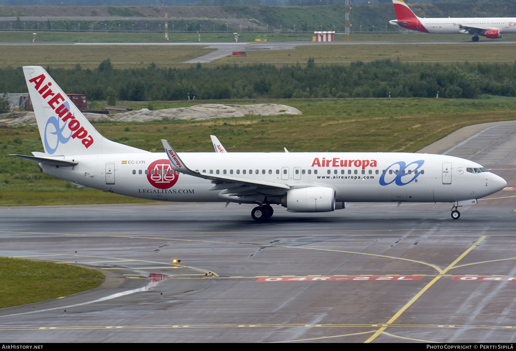 Aircraft Photo of EC-LYR | Boeing 737-85P | Air Europa | AirHistory.net #301107