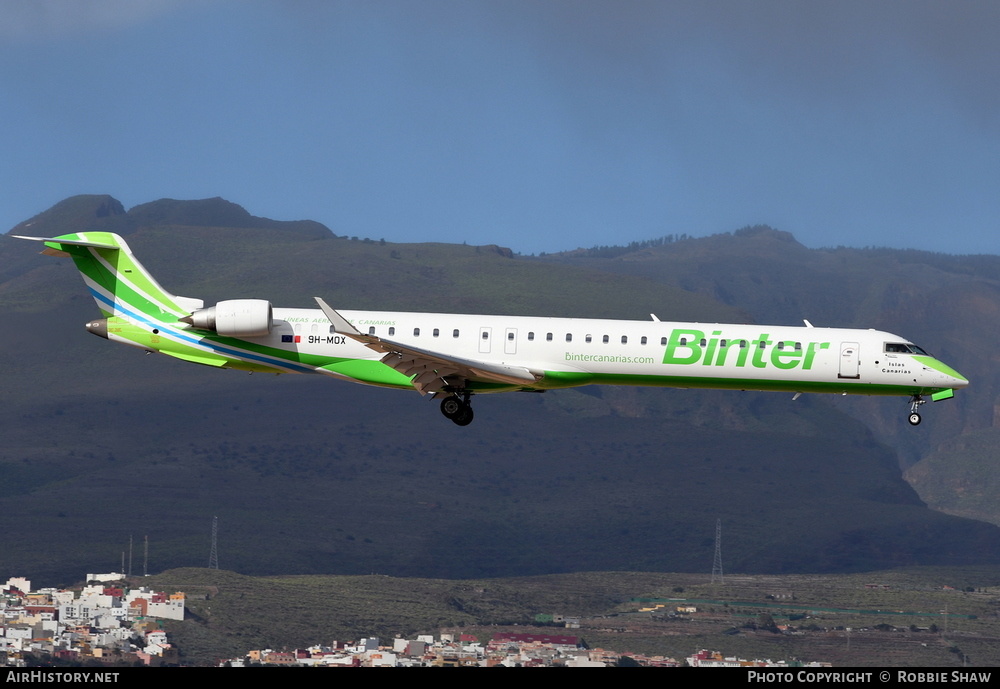 Aircraft Photo of 9H-MOX | Bombardier CRJ-1000 (CL-600-2E25) | Binter Canarias | AirHistory.net #301124