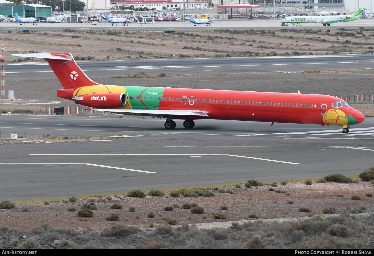 Aircraft Photo of OY-RUE | McDonnell Douglas MD-83 (DC-9-83) | Danish Air Transport - DAT | AirHistory.net #301129