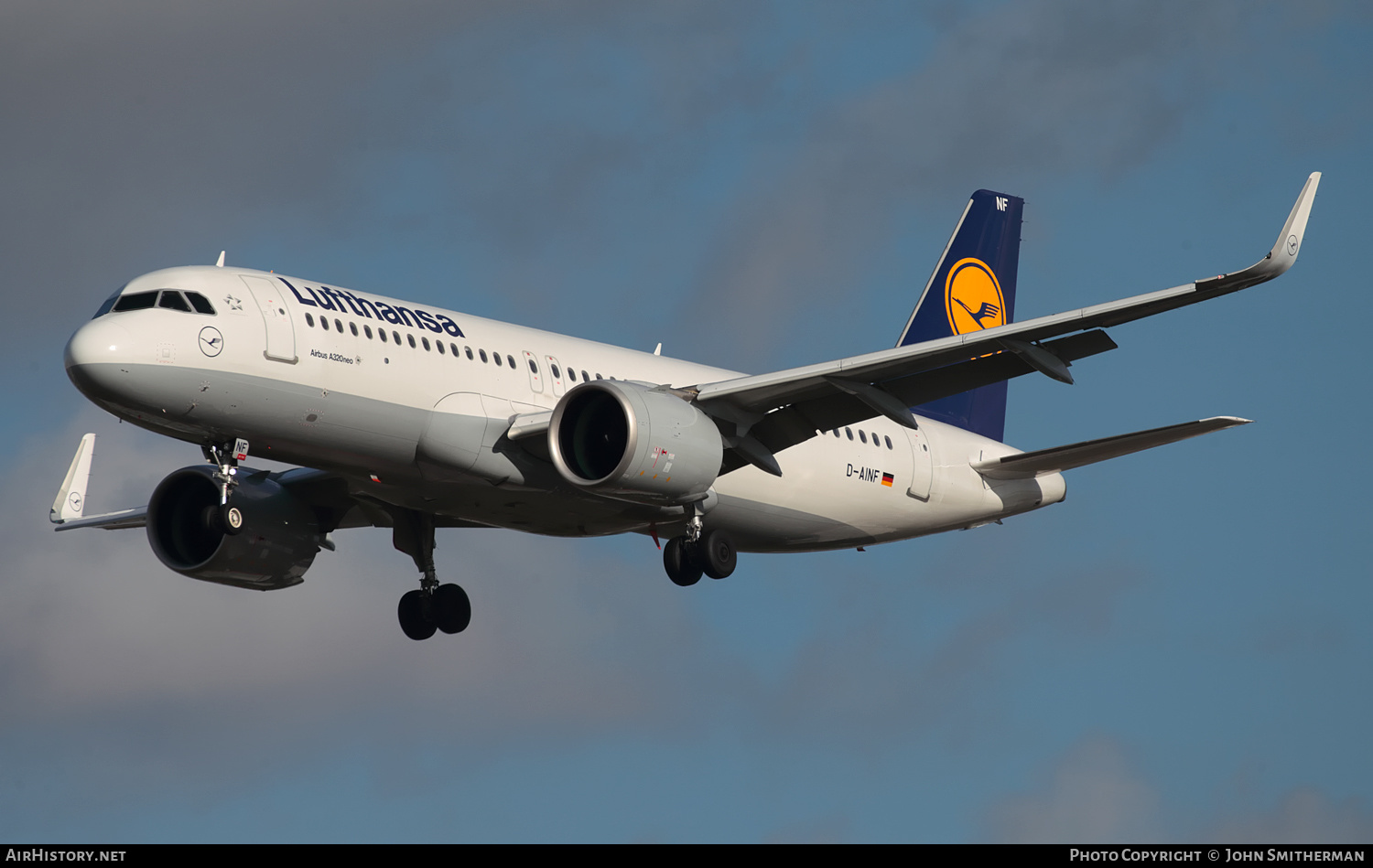 Aircraft Photo of D-AINF | Airbus A320-271N | Lufthansa | AirHistory.net #301187