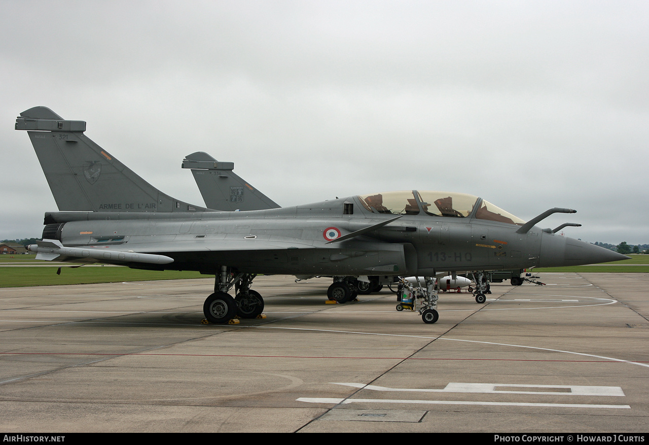 Aircraft Photo of 321 | Dassault Rafale B | France - Air Force | AirHistory.net #301225