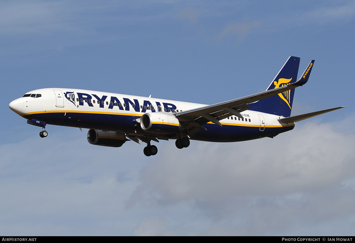 Aircraft Photo of EI-EVE | Boeing 737-8AS | Ryanair | AirHistory.net #301234