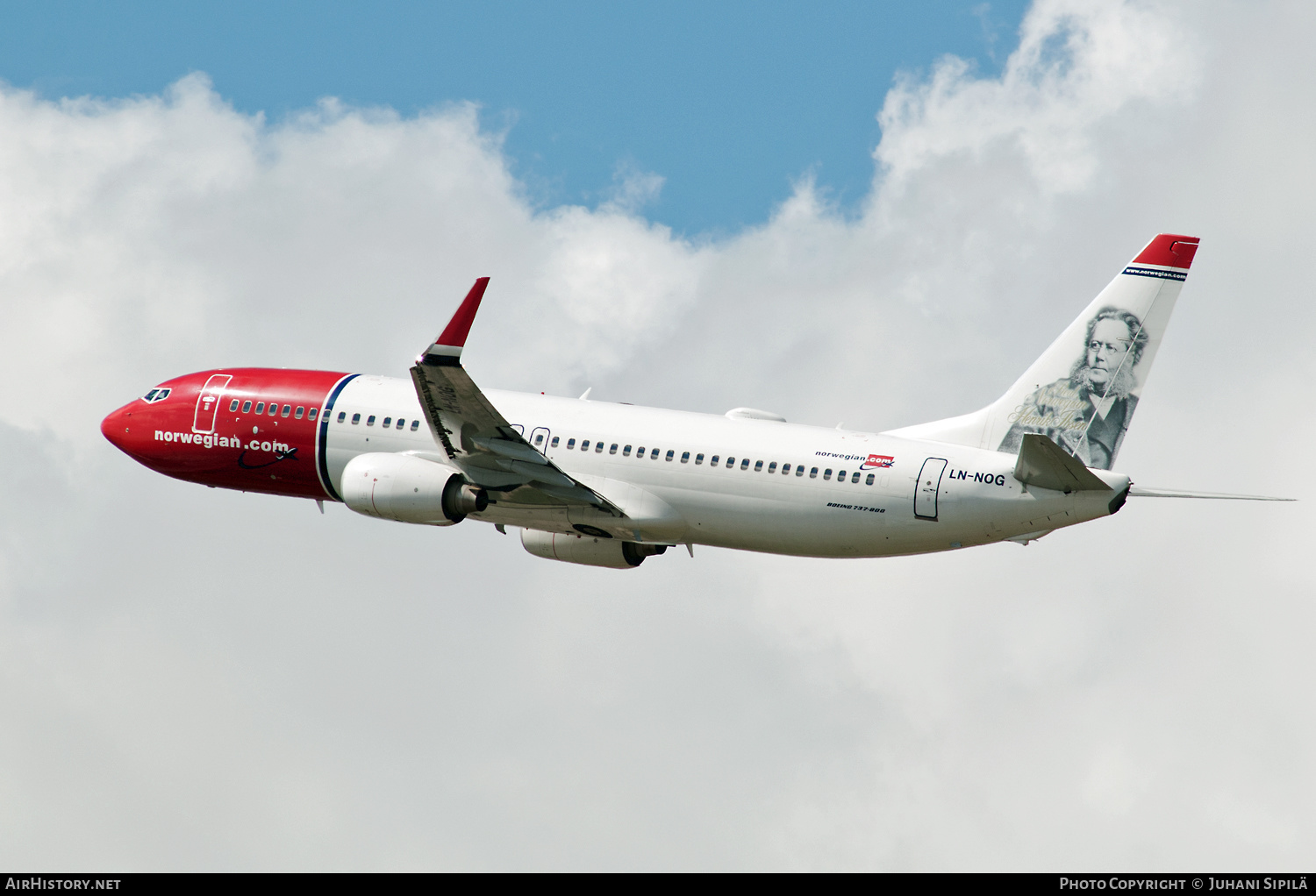 Aircraft Photo of LN-NOG | Boeing 737-86N | Norwegian | AirHistory.net #301264