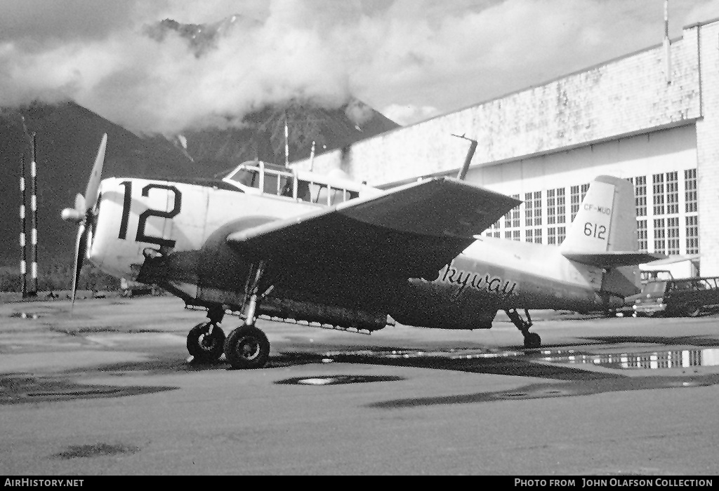 Aircraft Photo of CF-MUD | Grumman TBM-3/AT Avenger | Skyway Air Service | AirHistory.net #301273