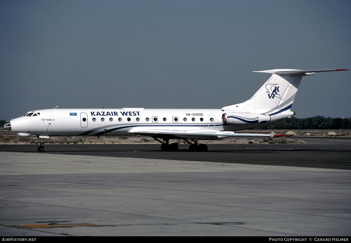 Aircraft Photo of UN-65900 | Tupolev Tu-134A-3 | Kazair West | AirHistory.net #301284