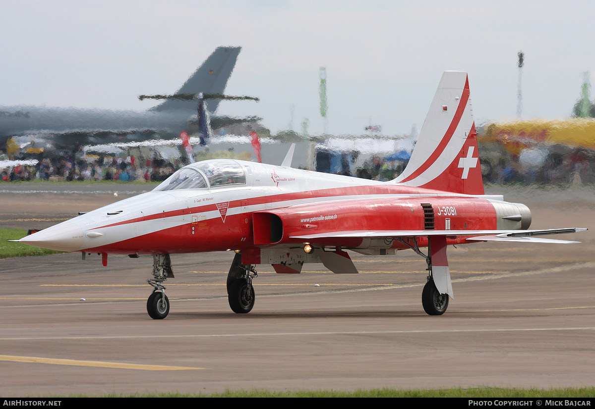 Aircraft Photo of J-3081 | Northrop F-5E Tiger II | Switzerland - Air Force | AirHistory.net #301307