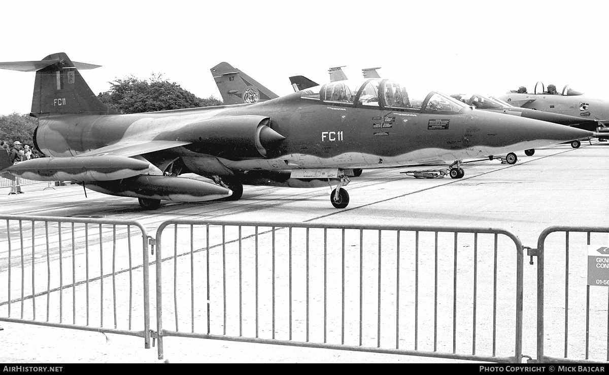 Aircraft Photo of FC11 | Lockheed TF-104G Starfighter | Belgium - Air Force | AirHistory.net #301317