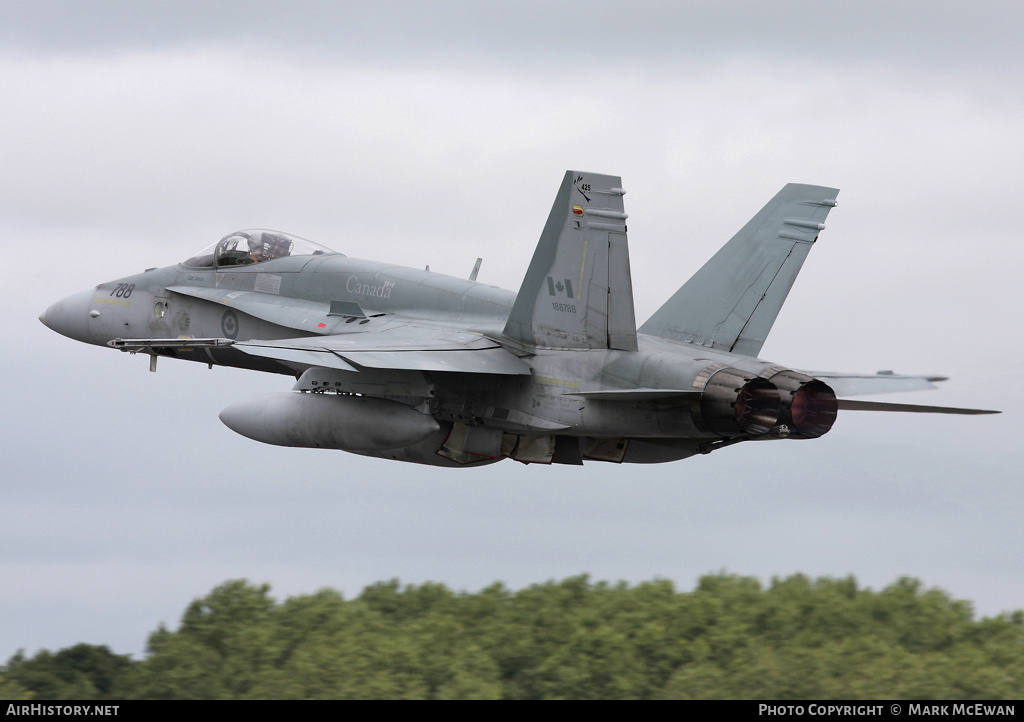 Aircraft Photo of 188788 | McDonnell Douglas CF-188 Hornet | Canada - Air Force | AirHistory.net #301325