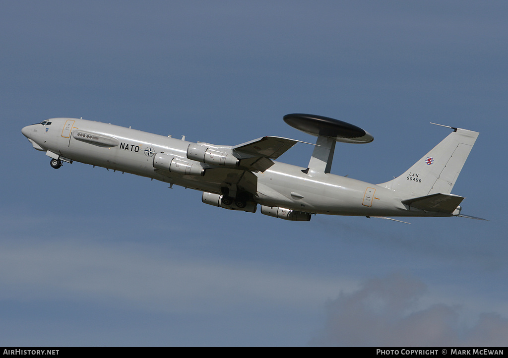 Aircraft Photo of LX-N90458 | Boeing E-3A Sentry | Luxembourg - NATO | AirHistory.net #301332
