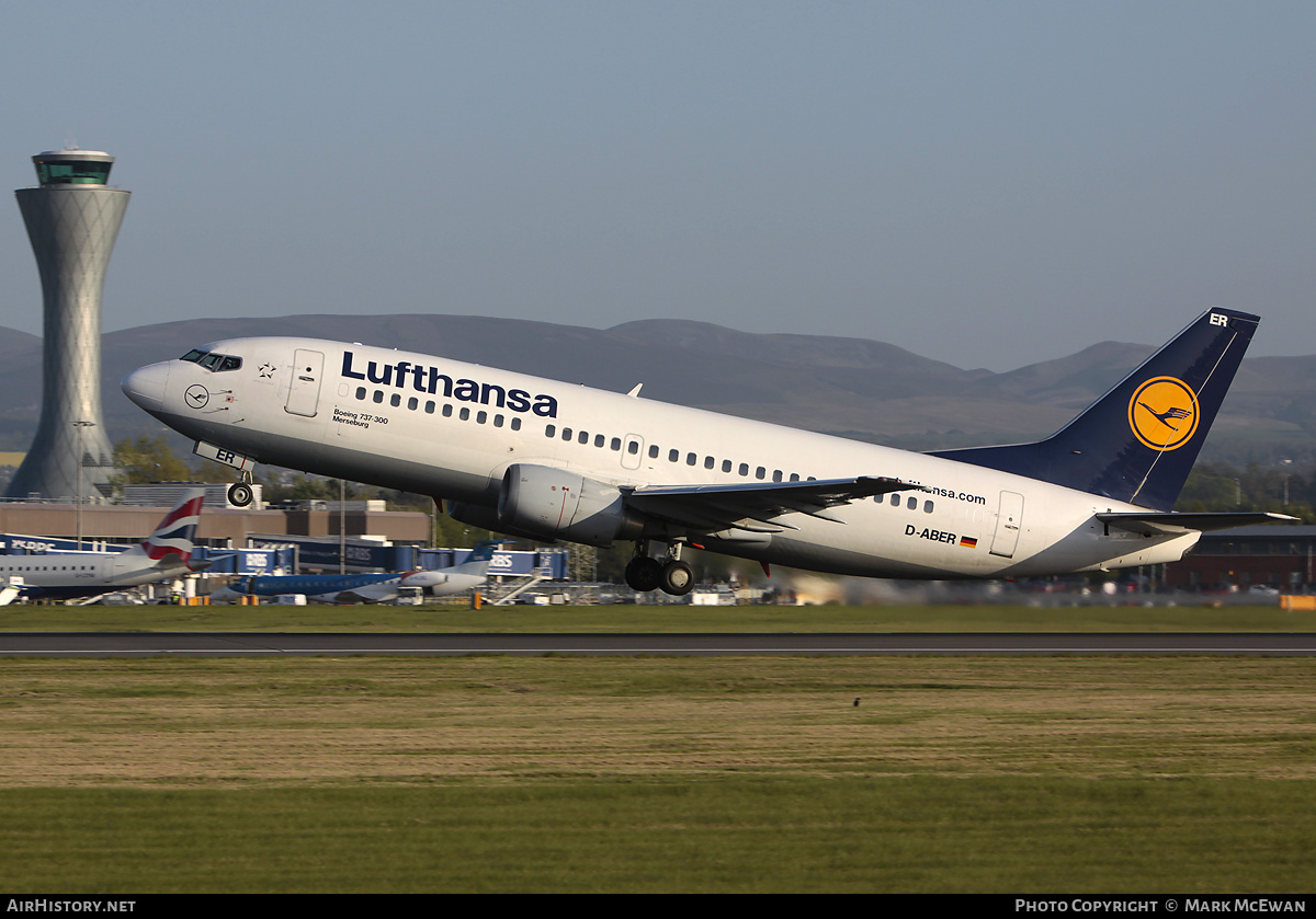 Aircraft Photo of D-ABER | Boeing 737-330 | Lufthansa | AirHistory.net #301333