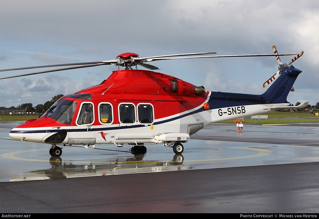 Aircraft Photo of G-SNSB | AgustaWestland AW-139 | CHC Helicopters | AirHistory.net #301352