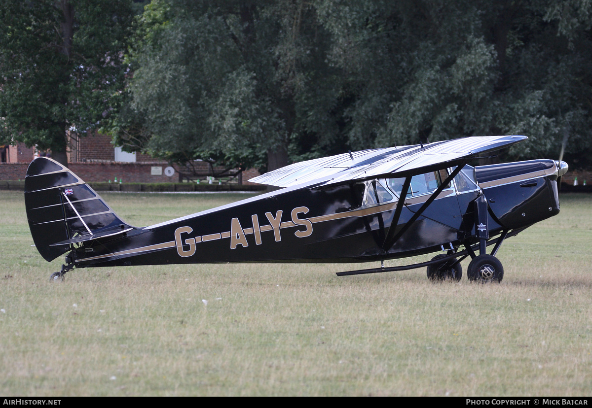 Aircraft Photo of G-AIYS | De Havilland D.H. 85 Leopard Moth | AirHistory.net #301361
