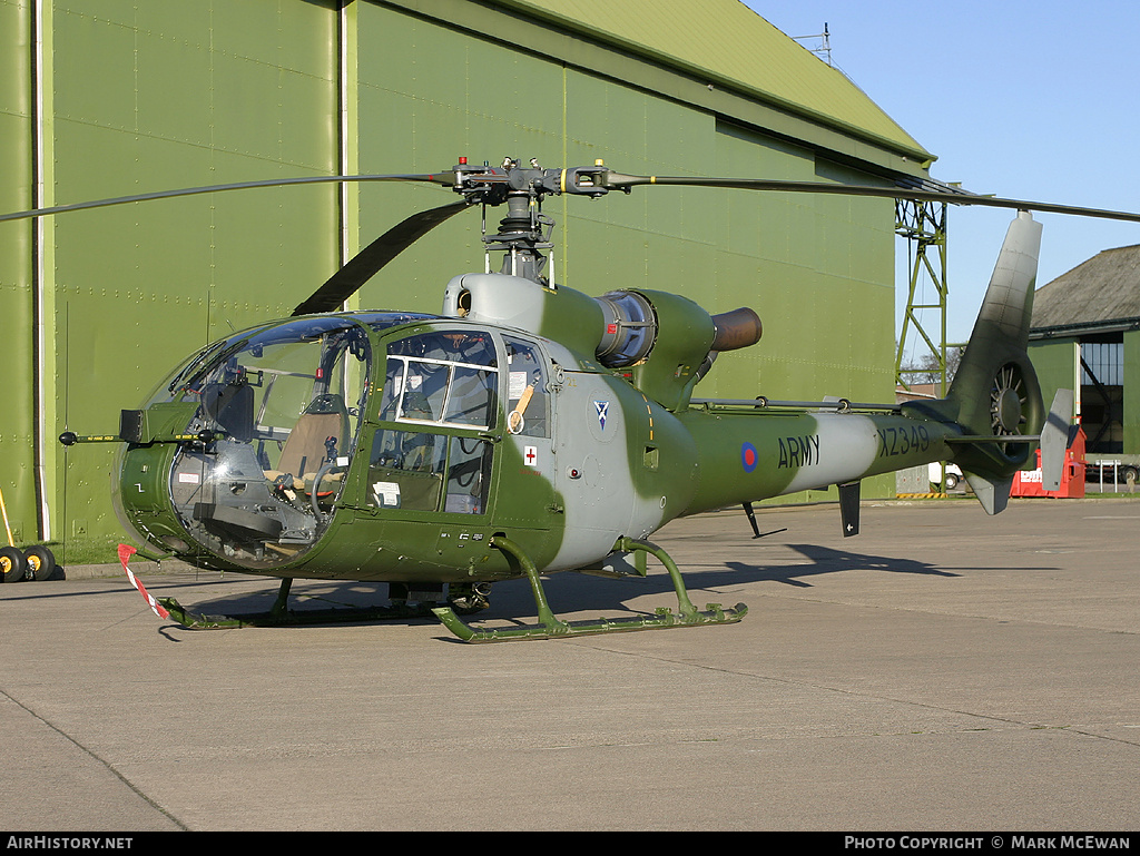 Aircraft Photo of XZ349 | Aerospatiale SA-341B Gazelle AH1 | UK - Army | AirHistory.net #301366