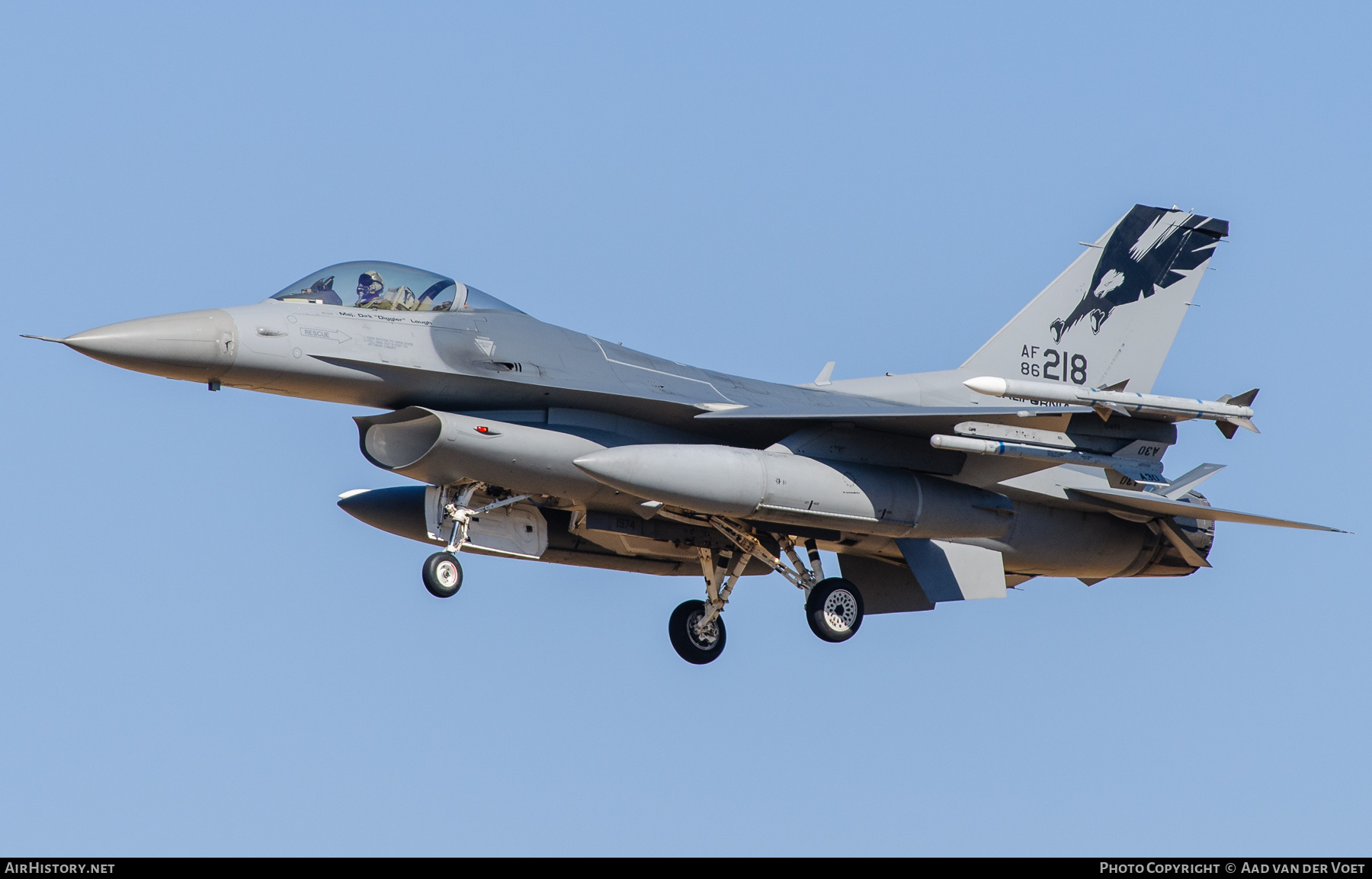 Aircraft Photo of 86-0218 / AF86-218 | General Dynamics F-16C Fighting Falcon | USA - Air Force | AirHistory.net #301374