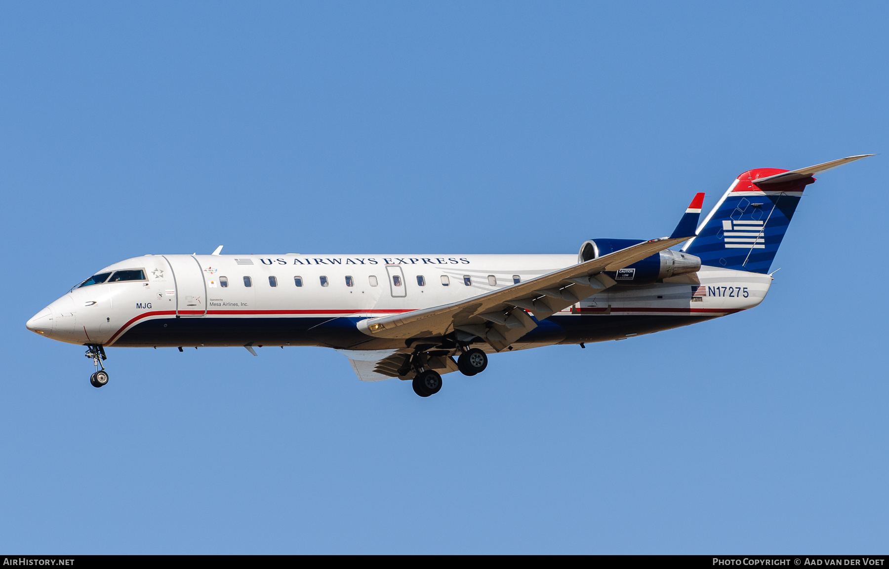 Aircraft Photo of N17275 | Bombardier CRJ-200LR (CL-600-2B19) | US Airways Express | AirHistory.net #301375