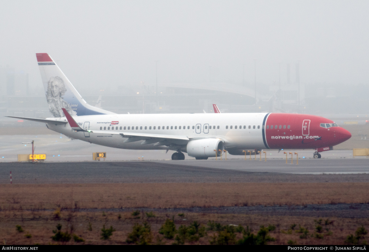 Aircraft Photo of LN-NOU | Boeing 737-8FZ | Norwegian | AirHistory.net #301377