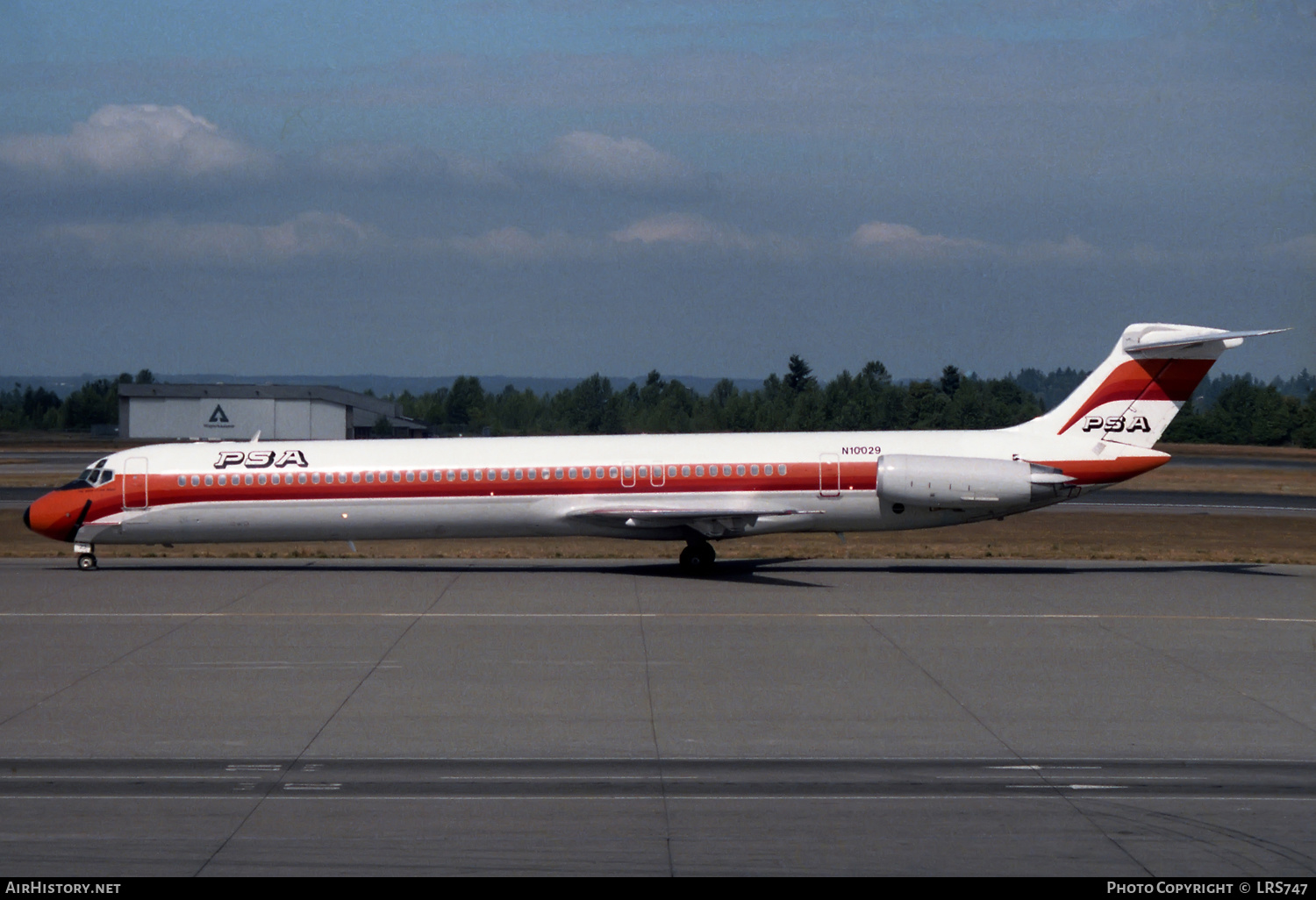 Aircraft Photo of N10029 | McDonnell Douglas MD-81 (DC-9-81) | PSA - Pacific Southwest Airlines | AirHistory.net #301401