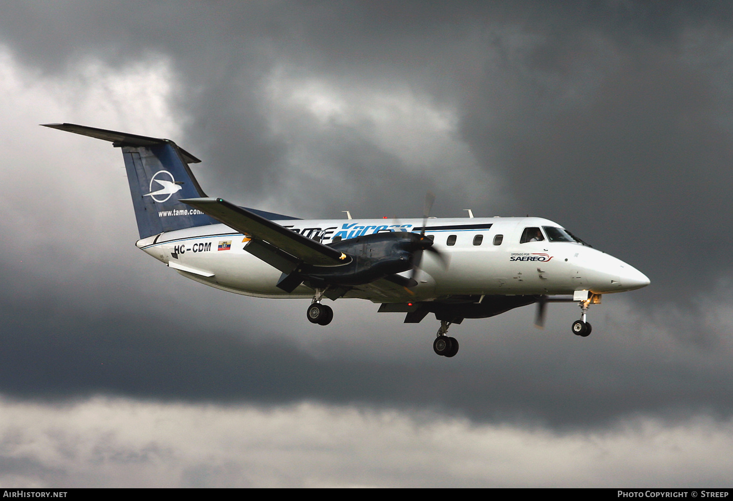 Aircraft Photo of HC-CDM | Embraer EMB-120ER Brasilia | TAME Xpress | AirHistory.net #301419