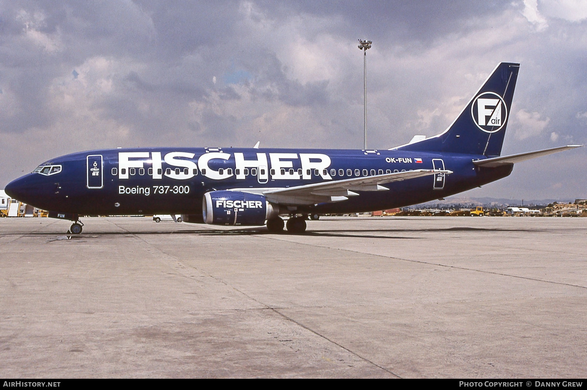 Aircraft Photo of OK-FUN | Boeing 737-33A | Fischer Air | AirHistory.net #301444