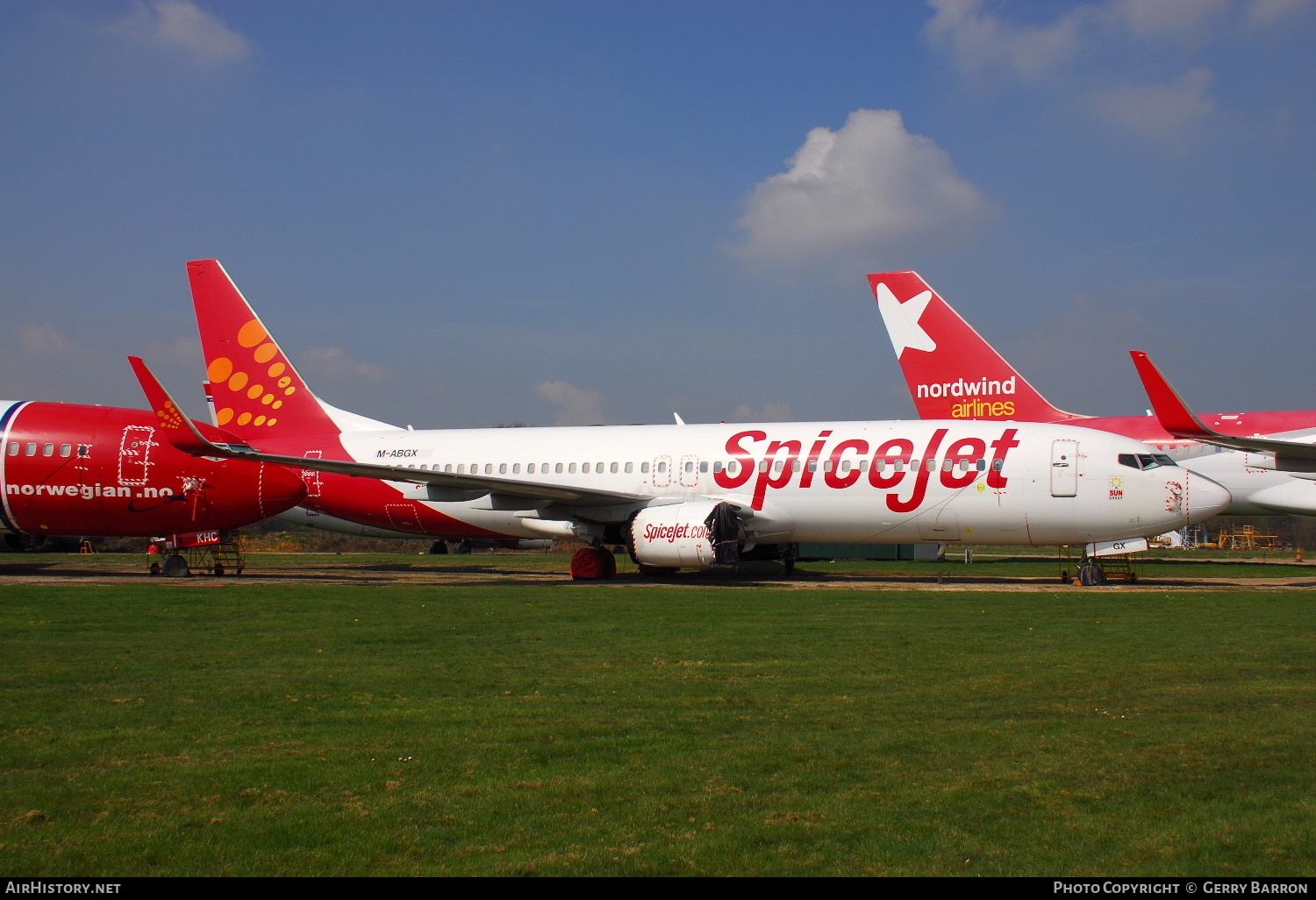 Aircraft Photo of M-ABGX | Boeing 737-8AS | SpiceJet | AirHistory.net #301447