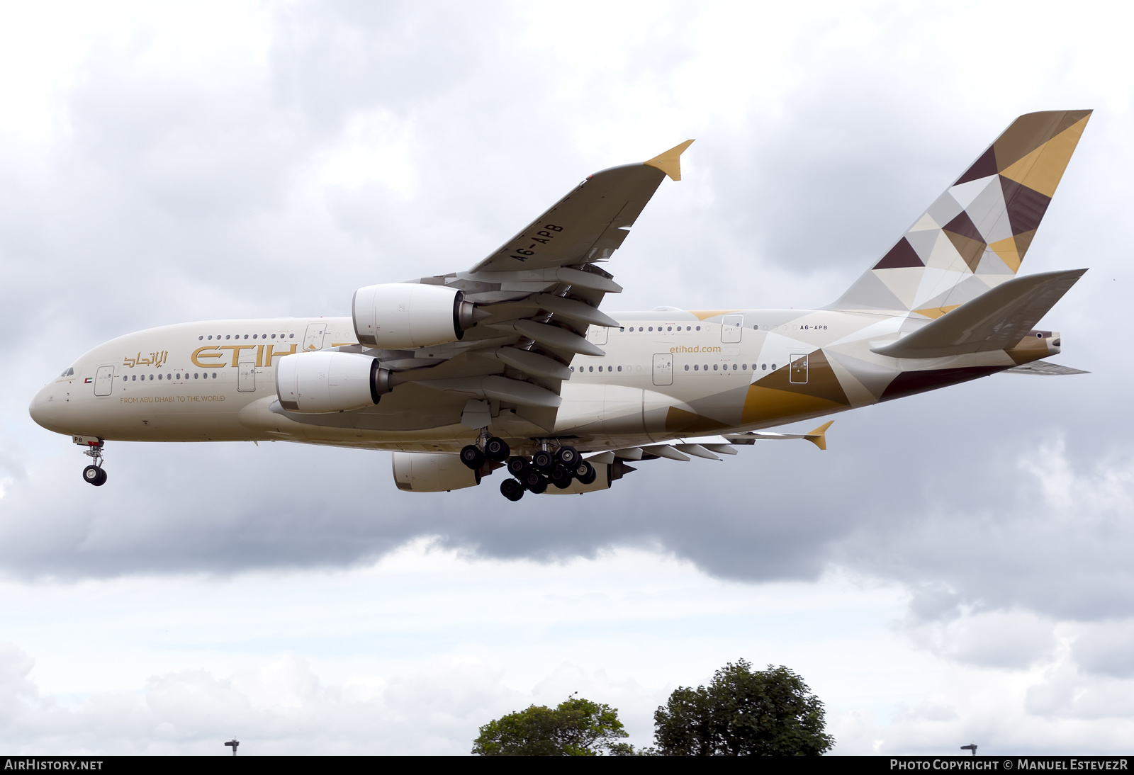 Aircraft Photo of A6-APB | Airbus A380-861 | Etihad Airways | AirHistory.net #301449