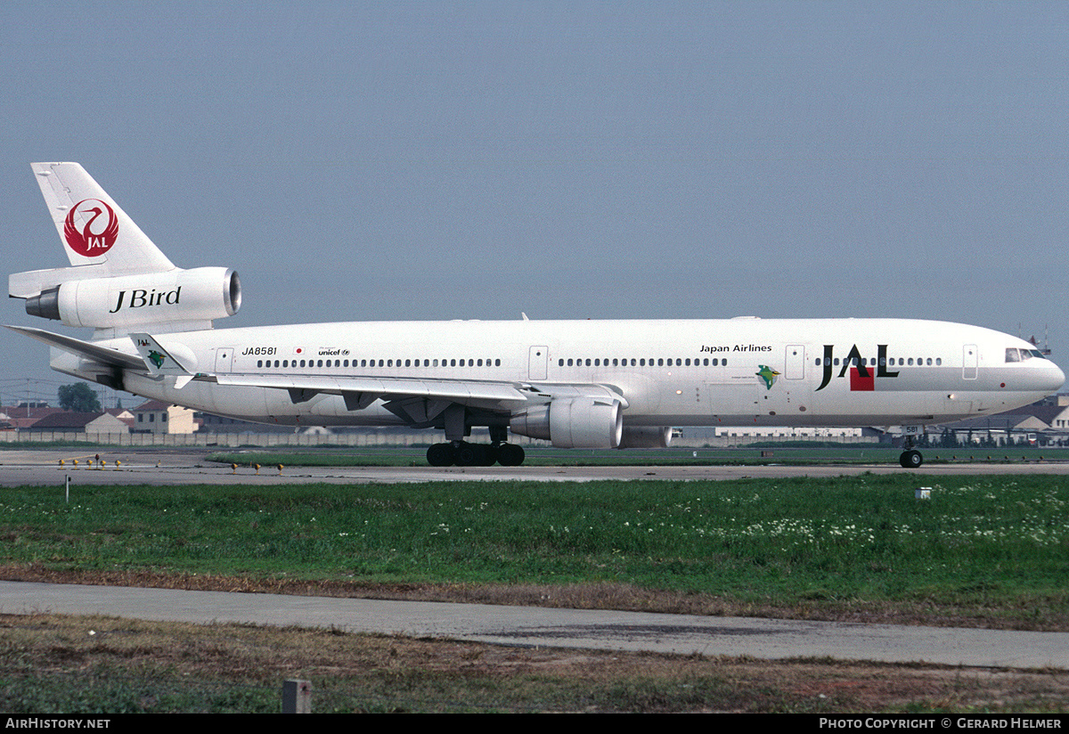 Aircraft Photo of JA8581 | McDonnell Douglas MD-11 | Japan Airlines - JAL | AirHistory.net #301457