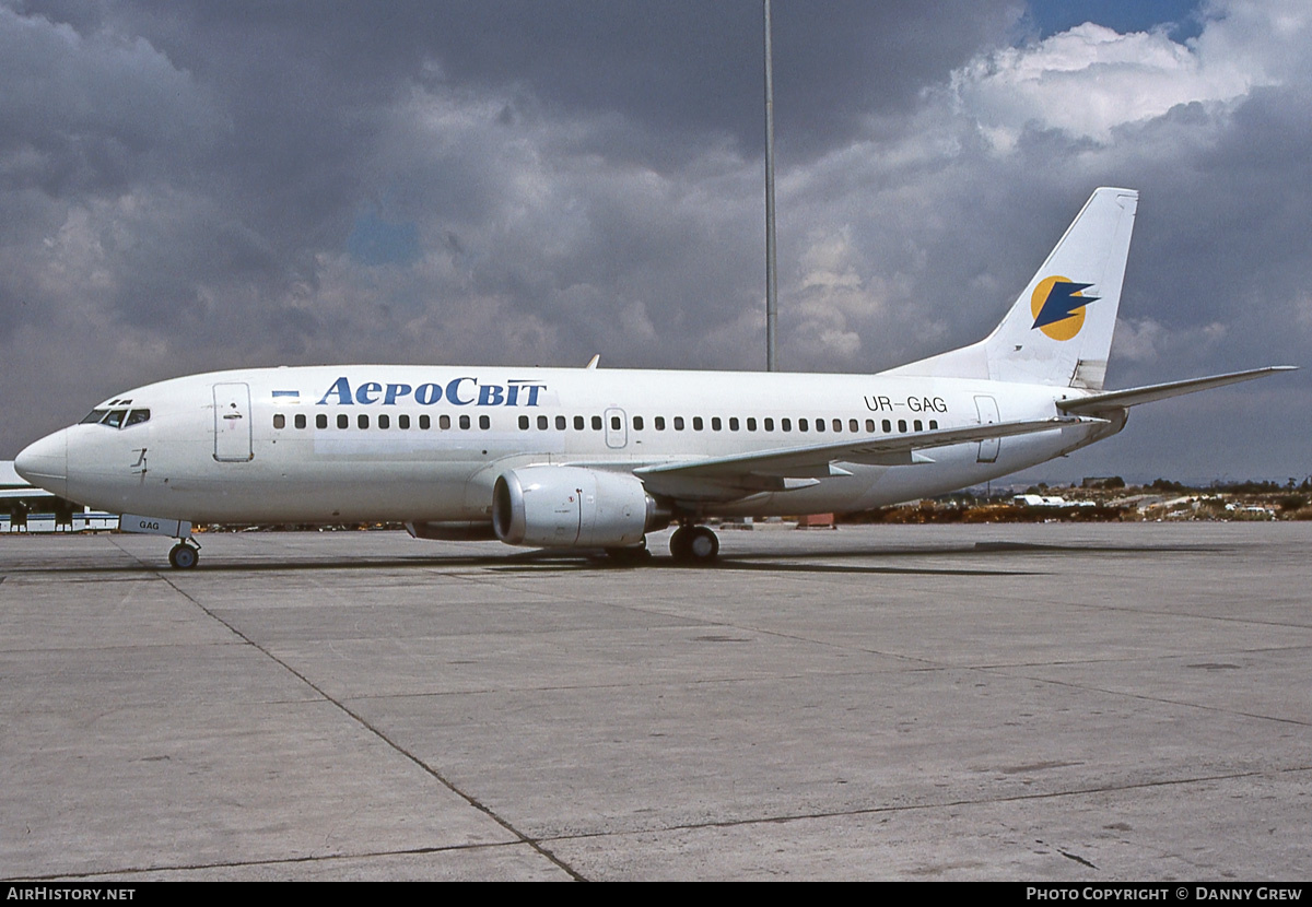 Aircraft Photo of UR-GAG | Boeing 737-35B | AeroSvit Ukrainian Airlines | AirHistory.net #301462