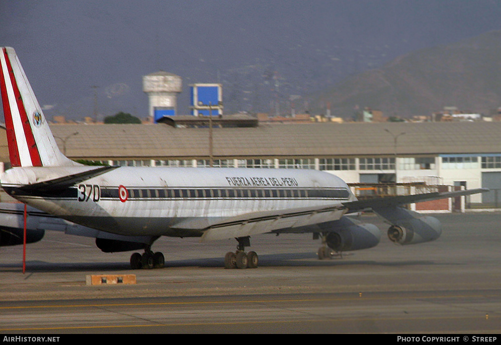 Aircraft Photo of 370 | McDonnell Douglas DC-8-62CF | Peru - Air Force | AirHistory.net #301470
