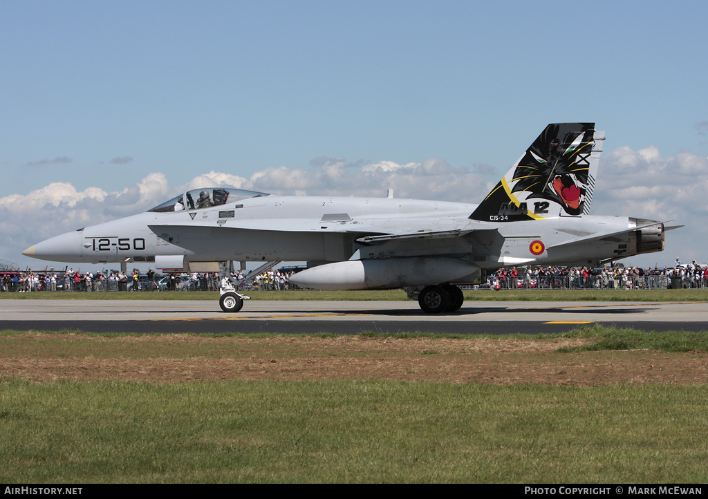 Aircraft Photo of C15-34 | McDonnell Douglas EF-18A Hornet | Spain - Air Force | AirHistory.net #301489