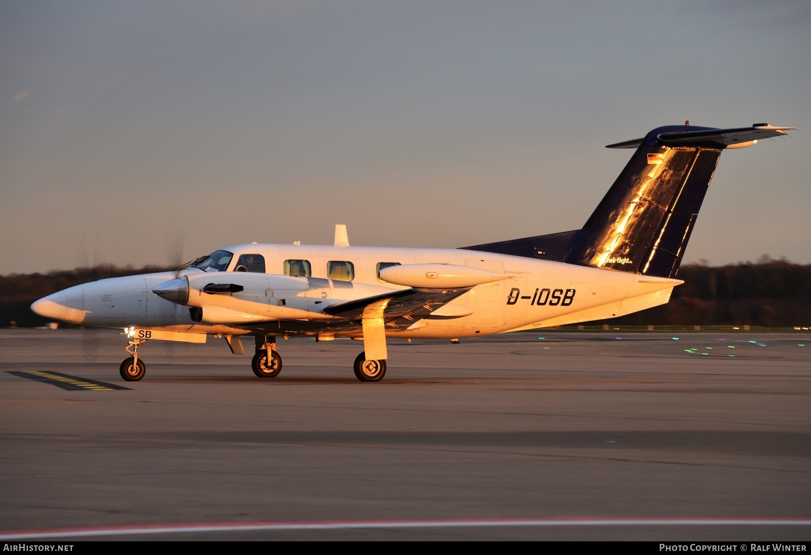 Aircraft Photo of D-IOSB | Piper PA-42-720 Cheyenne IIIA | Heli-Flight | AirHistory.net #301490