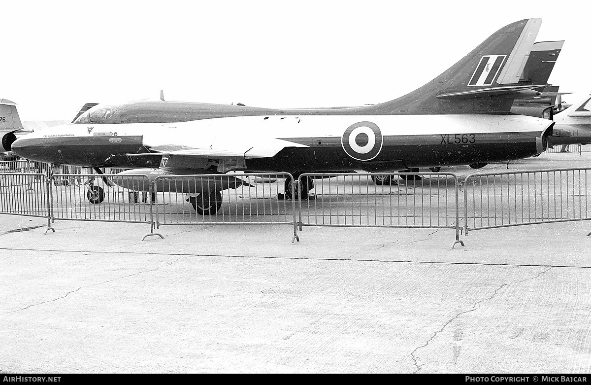 Aircraft Photo of XL563 | Hawker Hunter T7 | UK - Air Force | AirHistory.net #301501