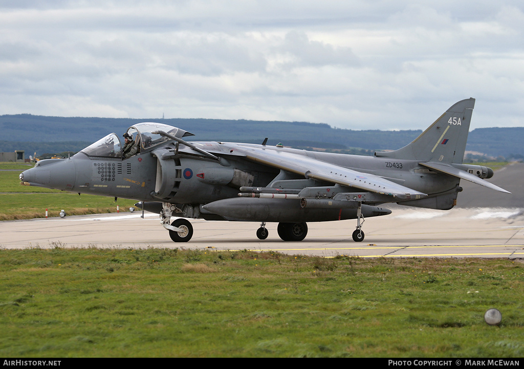 Aircraft Photo of ZD433 | British Aerospace Harrier GR7A | UK - Navy | AirHistory.net #301502