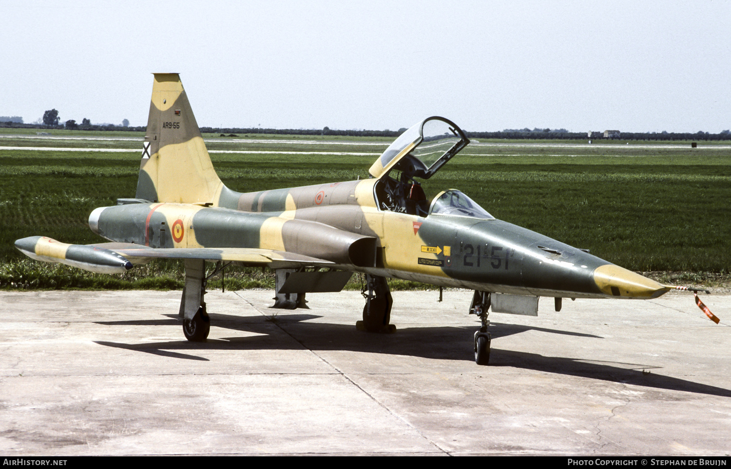 Aircraft Photo of AR9-55 | Northrop SRF-5A Freedom Fighter | Spain - Air Force | AirHistory.net #301540