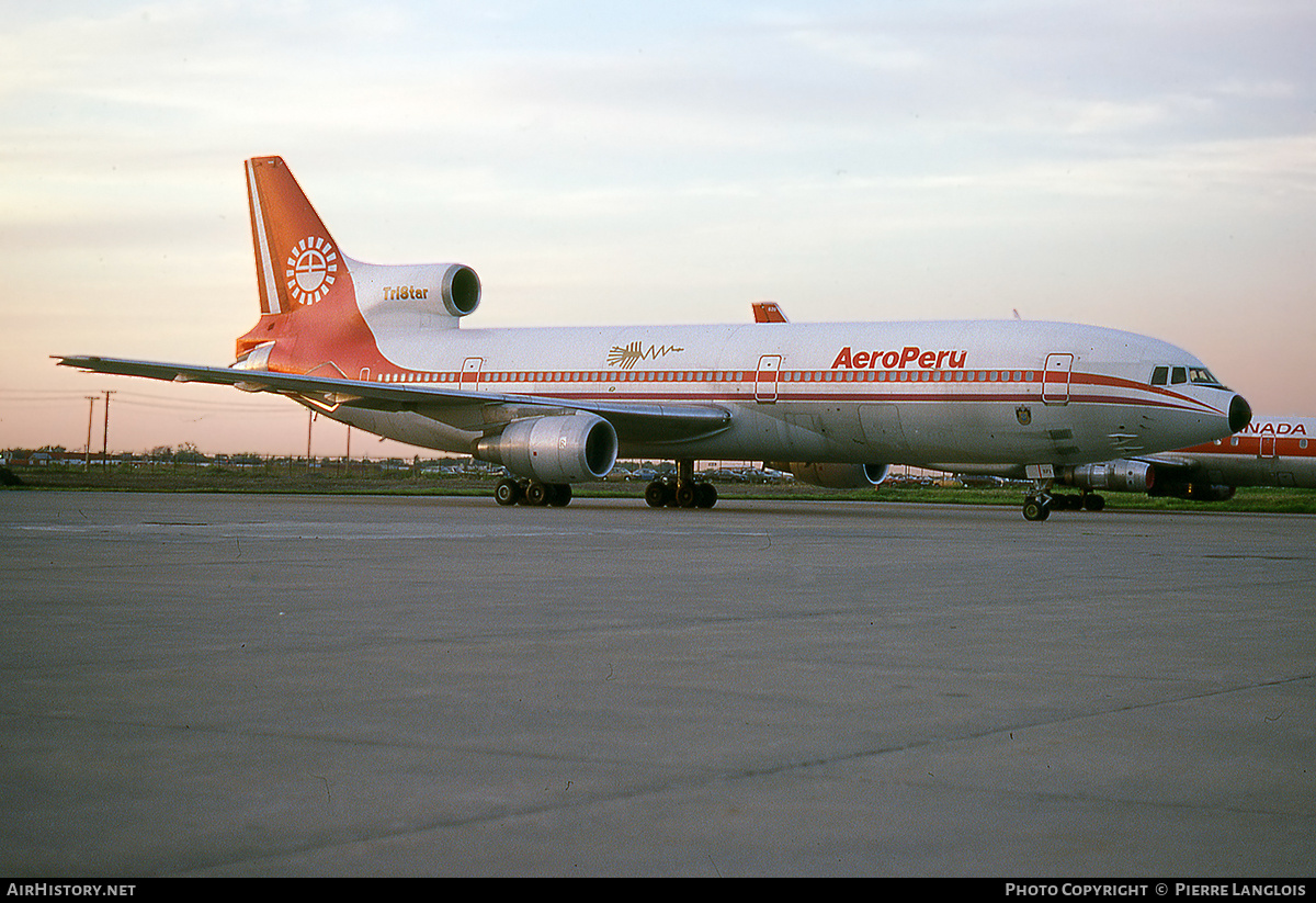 Aircraft Photo of N10112 | Lockheed L-1011-385-1-14 TriStar 100 | AeroPeru | AirHistory.net #301590