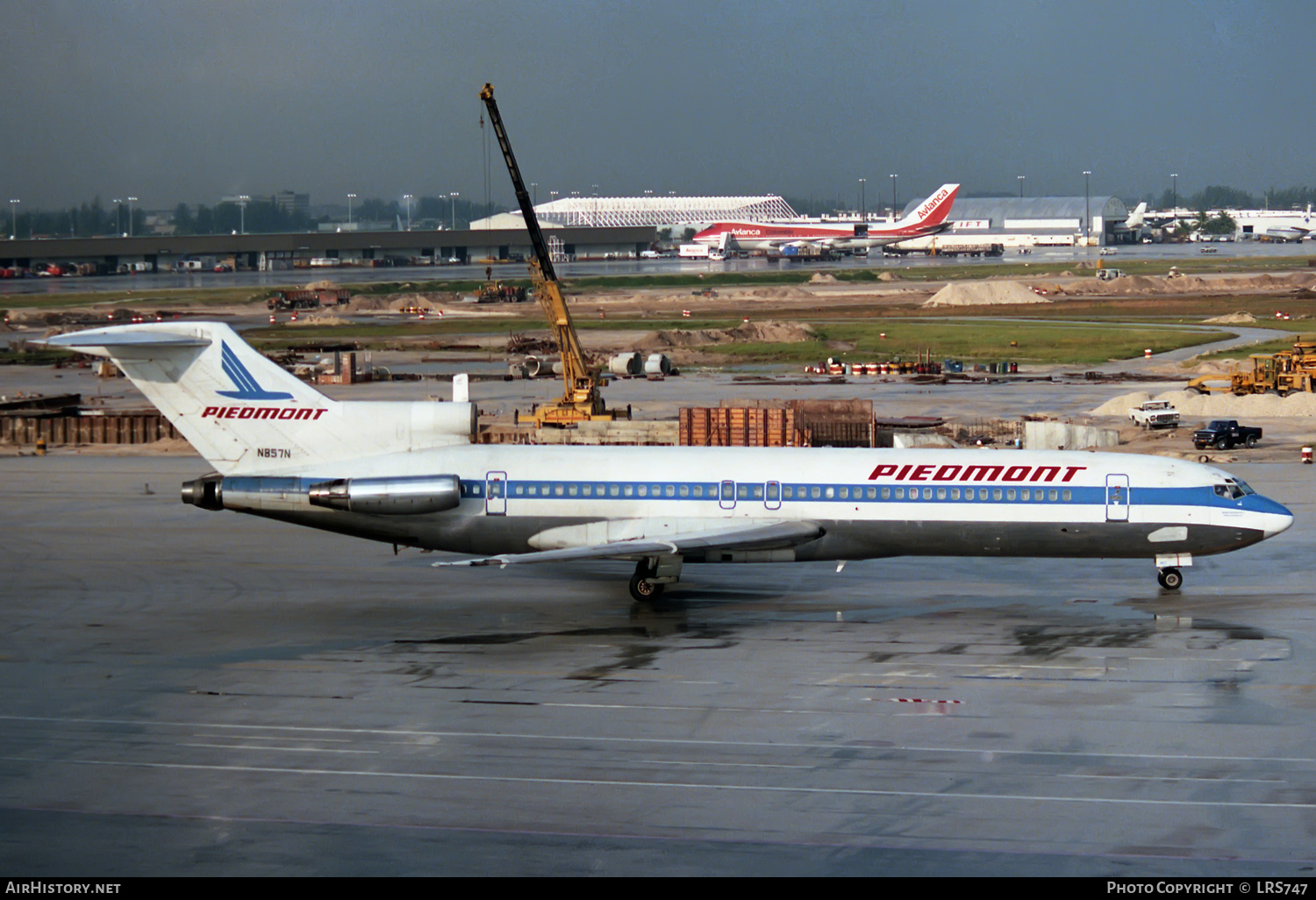 Aircraft Photo of N857N | Boeing 727-214 | Piedmont Airlines | AirHistory.net #301606