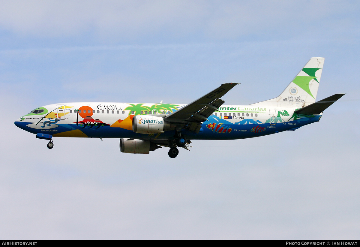 Aircraft Photo of EC-INQ | Boeing 737-4Q8 | Binter Canarias | AirHistory.net #301629