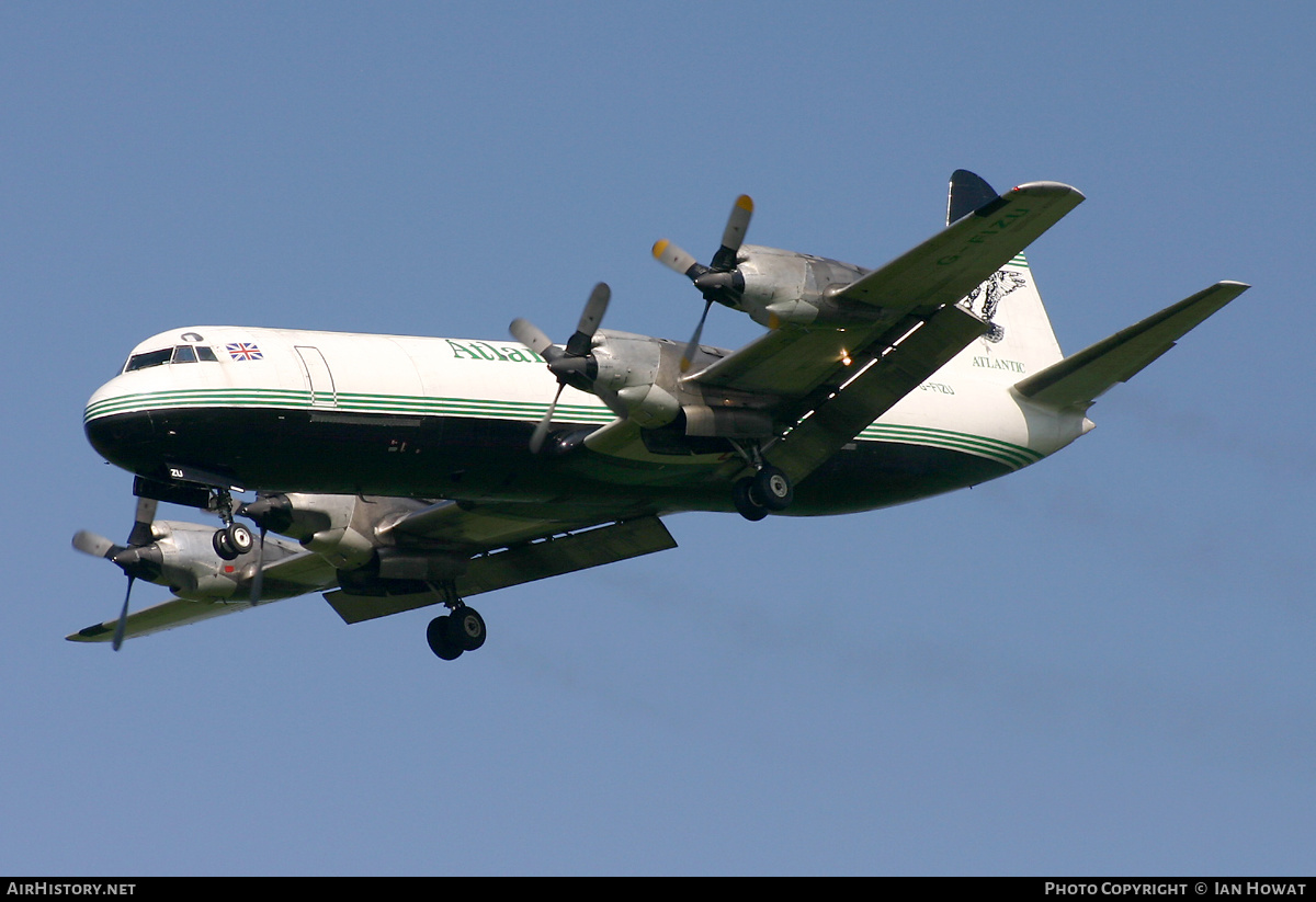 Aircraft Photo of G-FIZU | Lockheed L-188C(F) Electra | Atlantic Airlines | AirHistory.net #301630