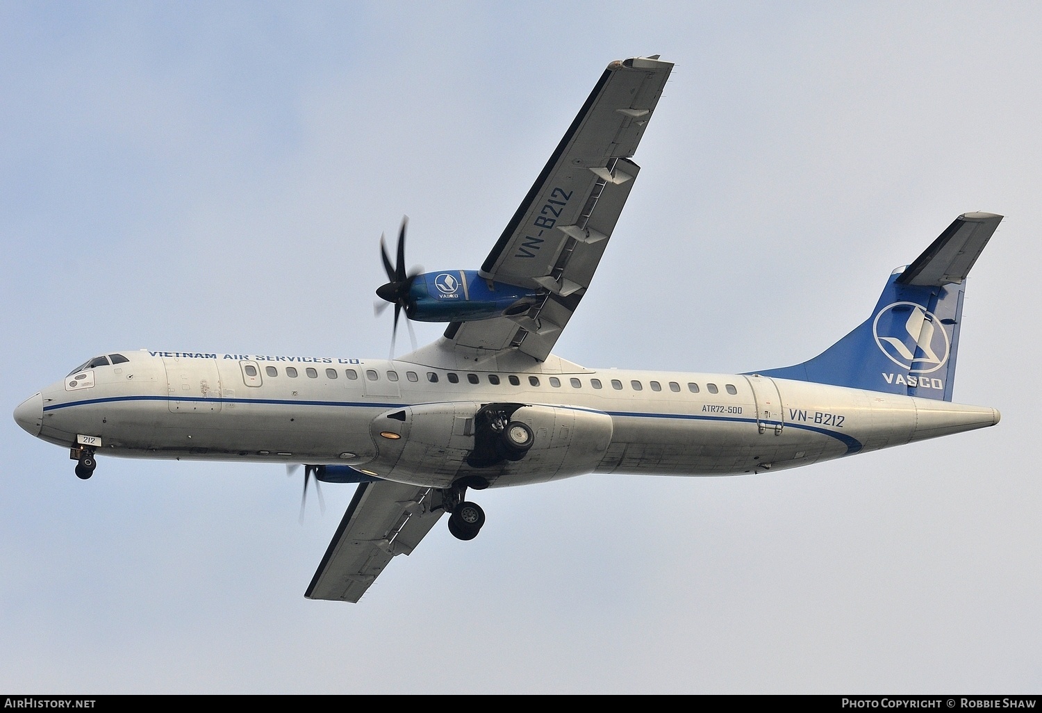 Aircraft Photo of VN-B212 | ATR ATR-72-500 (ATR-72-212A) | Vietnam Air Services Company - VASCO | AirHistory.net #301649