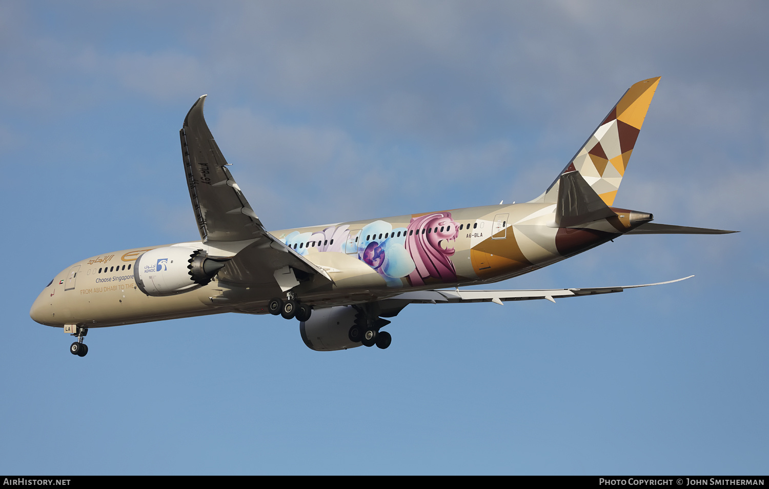 Aircraft Photo of A6-BLA | Boeing 787-9 Dreamliner | Etihad Airways | AirHistory.net #301664