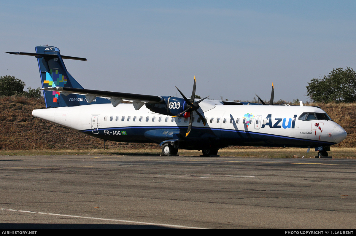 Aircraft Photo of PR-AQG | ATR ATR-72-600 (ATR-72-212A) | Azul Linhas Aéreas Brasileiras | AirHistory.net #301674