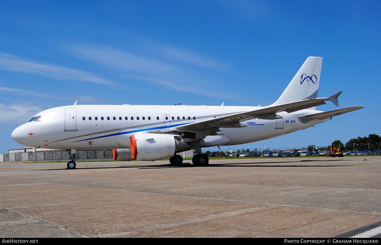 Aircraft Photo of 9H-AFK | Airbus ACJ319 (A319-115/CJ) | AirHistory.net #301677