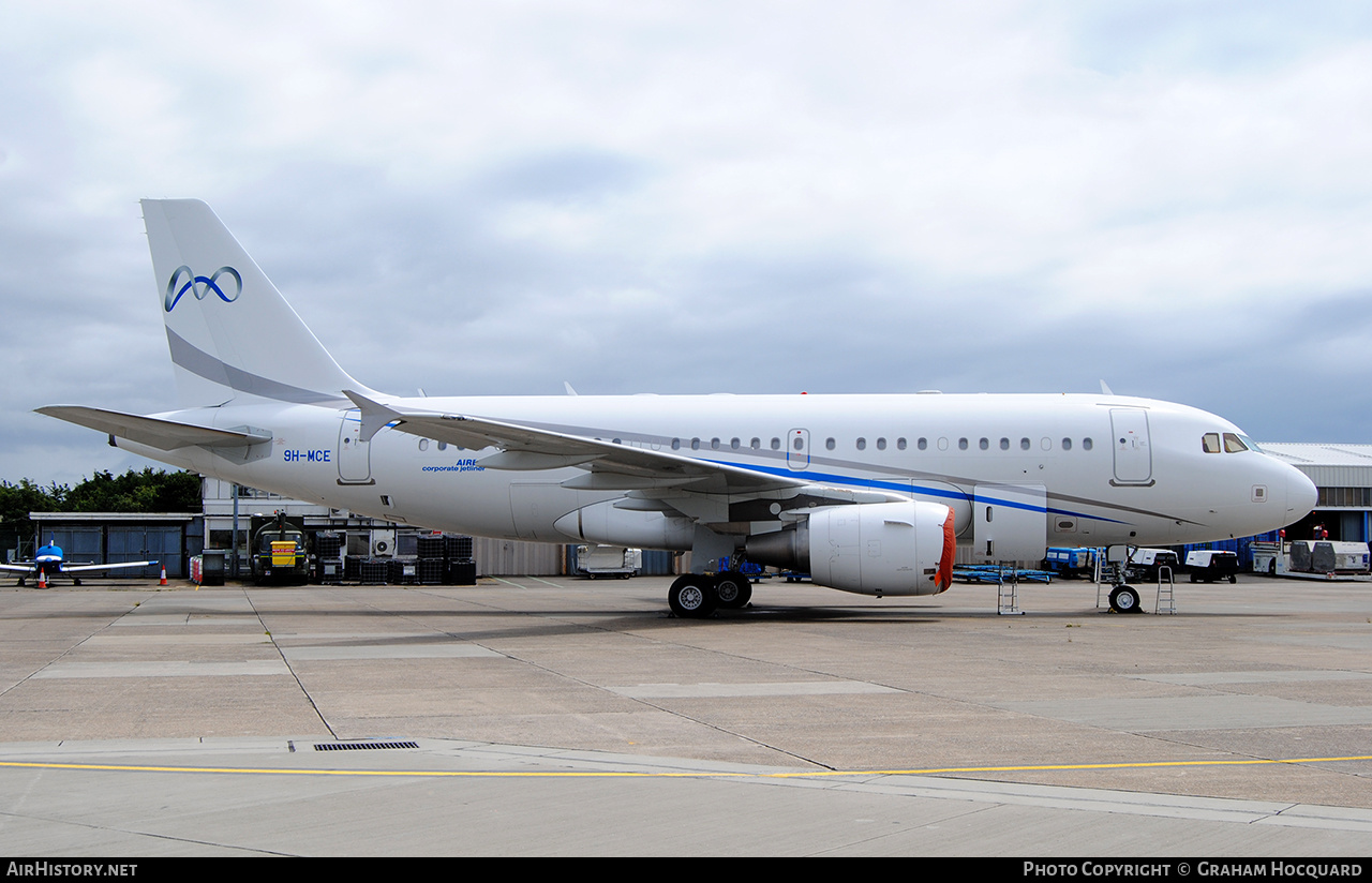 Aircraft Photo of 9H-MCE | Airbus ACJ319 (A319-115/CJ) | AirHistory.net #301678