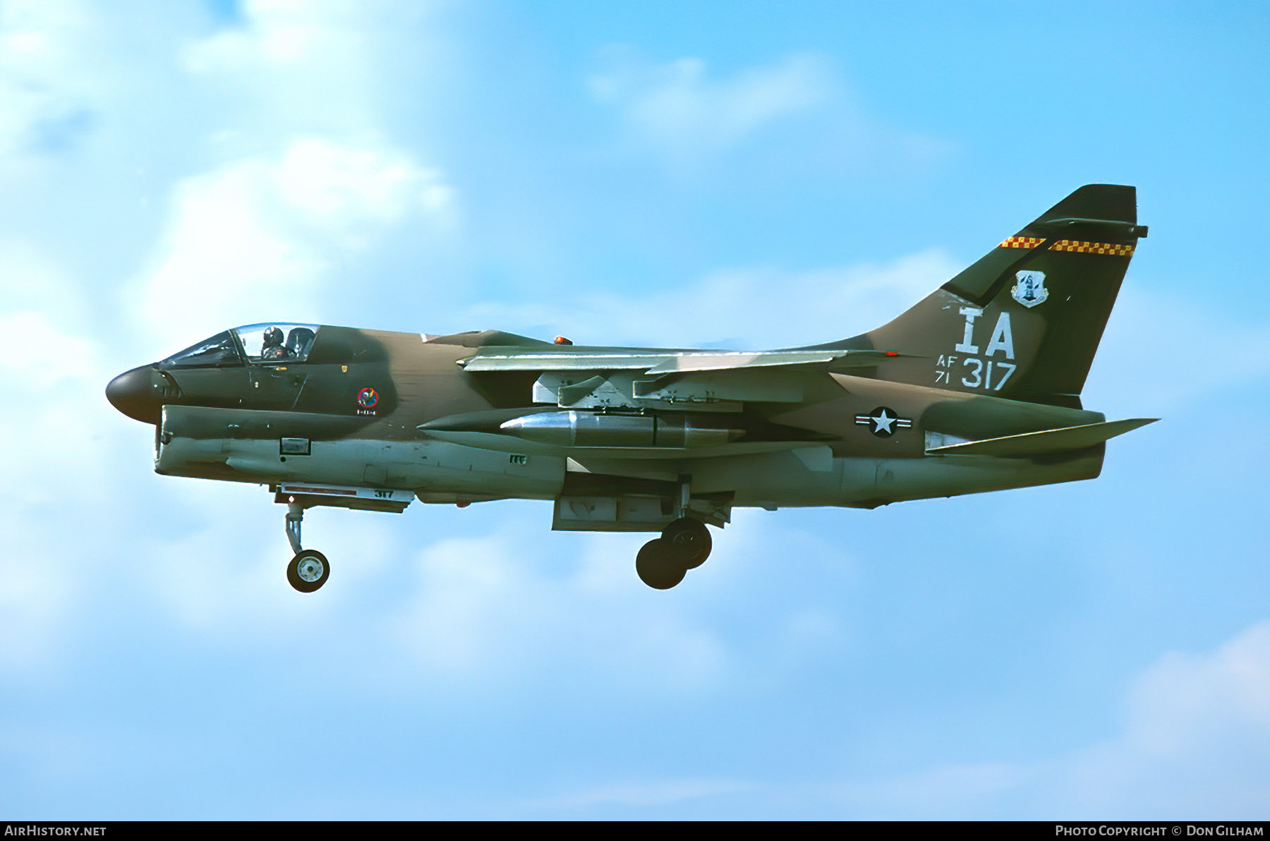 Aircraft Photo of 71-0317 / AF71-317 | LTV A-7D Corsair II | USA - Air Force | AirHistory.net #301689