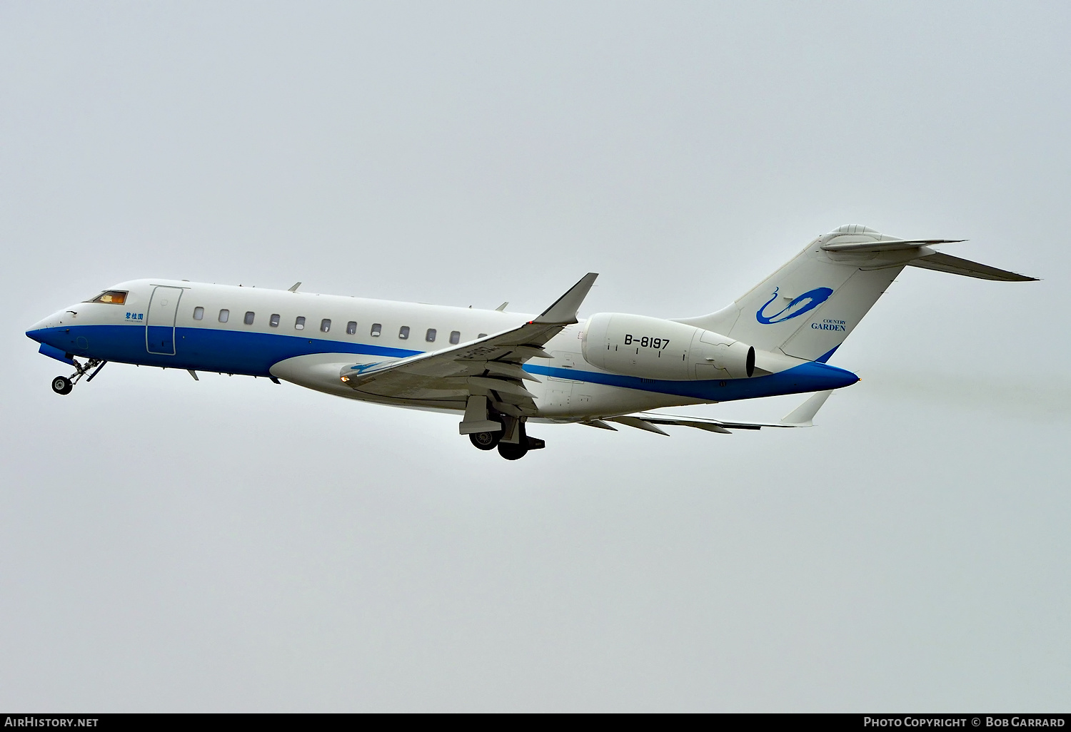 Aircraft Photo of B-8197 | Bombardier Global 6000 (BD-700-1A10) | Country Garden | AirHistory.net #301699